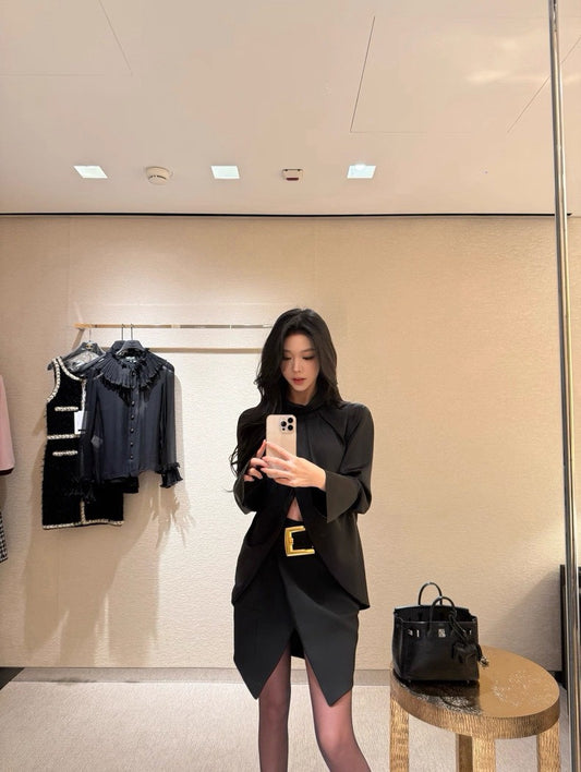 26Apr. 「建築美學」Balmia*26高級秀款廓形襯衫 黑