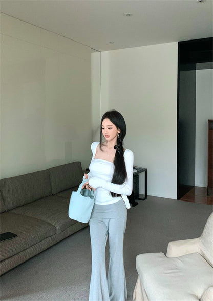 Jun. 白色排扣防曬開衫 雲感面膜抹胸 白/黑