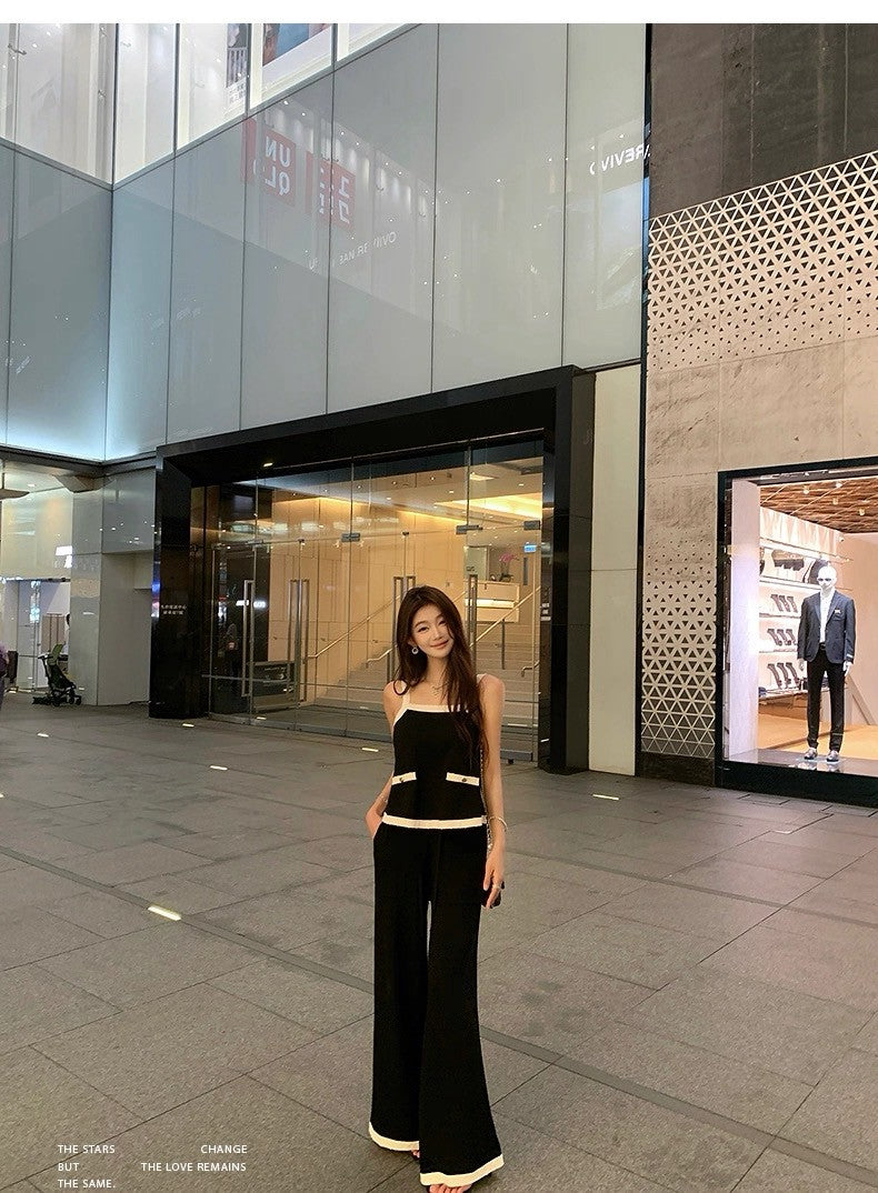 25Sep. COCO靜奢千金黑白撞色背心休閒褲