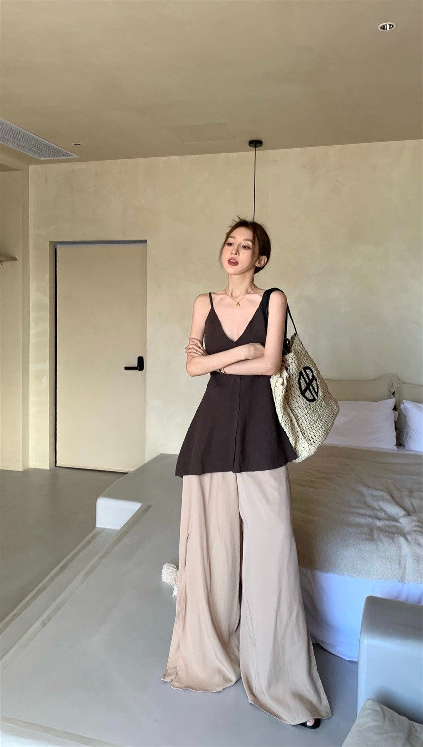 25Jul. 幽靜下午簡約中長款背心