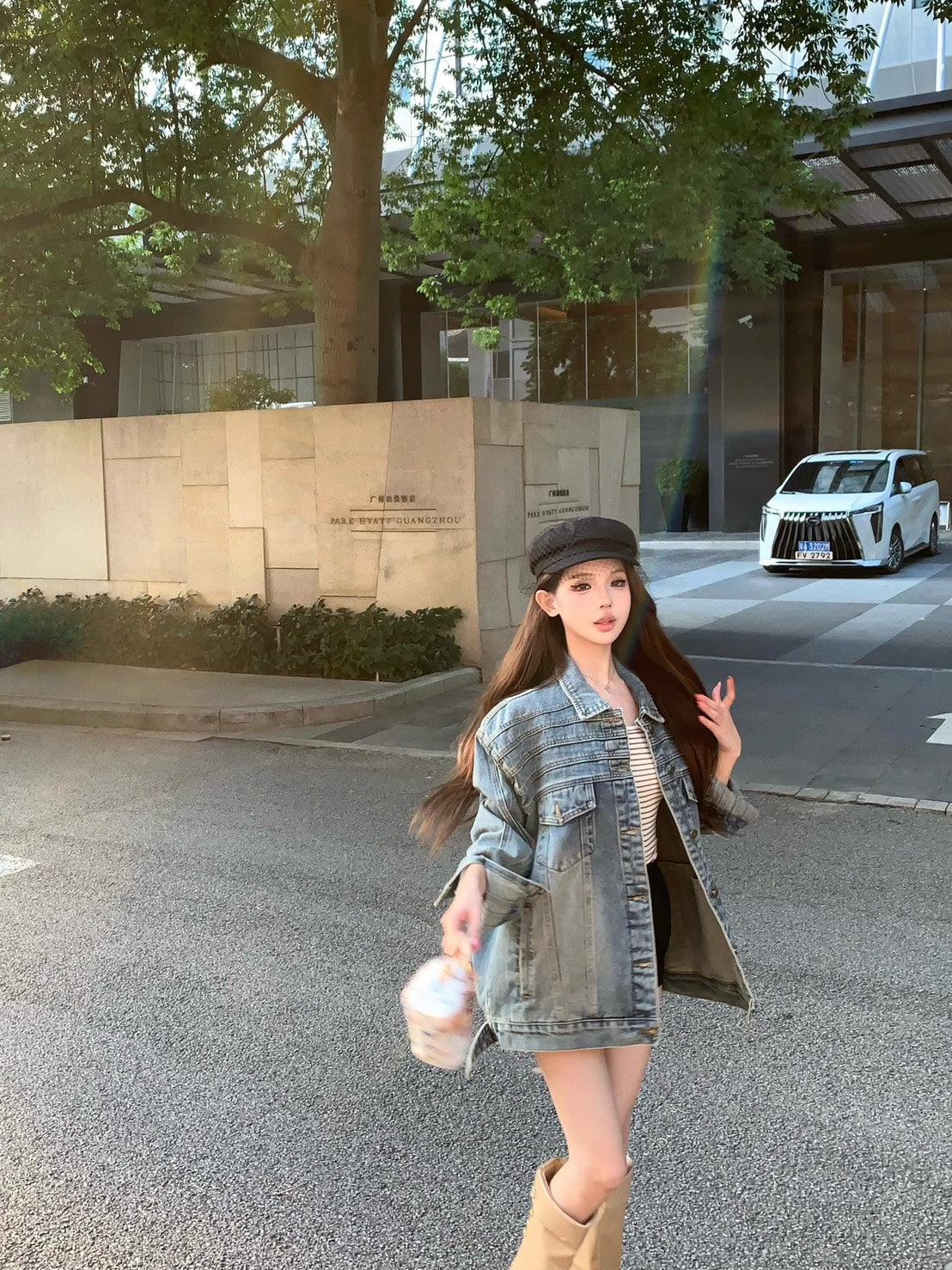 25Dec. Cat步行休閒設計感寬鬆牛仔夾克