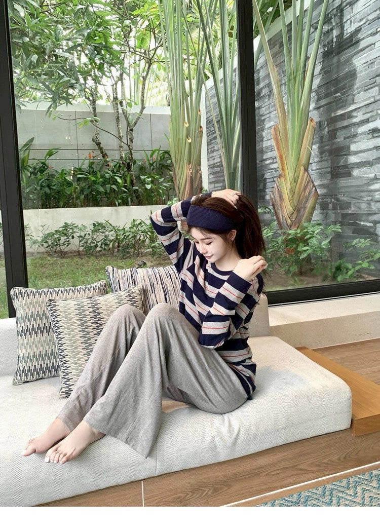 25Aug. 美式居家休閒涼感面膜褲 灰