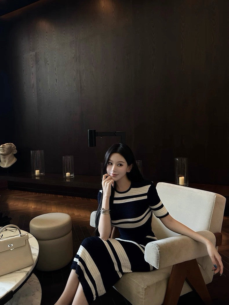 26Apr. 優雅老錢 RL鬆弛感條紋針織半身裙套裝
