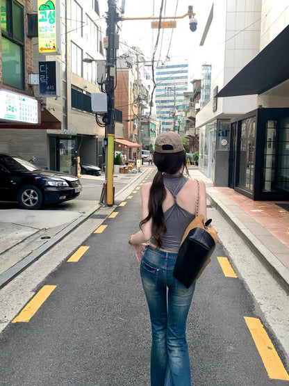 25Aug. 高智姐感穿搭 好版型修身背心款/T恤款 灰色