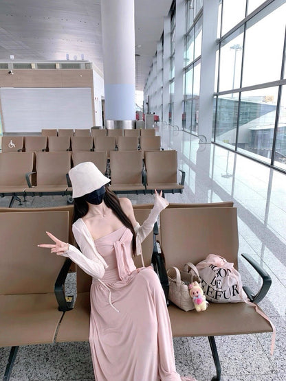 25Aug. 獨樹一格奶呼呼多穿式套裝 新色粉