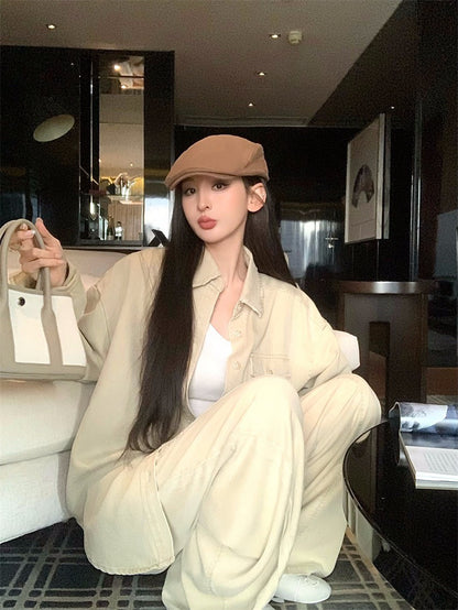 25Nov. Classic腔調卡牛 時髦老錢襯衫休閒褲套裝