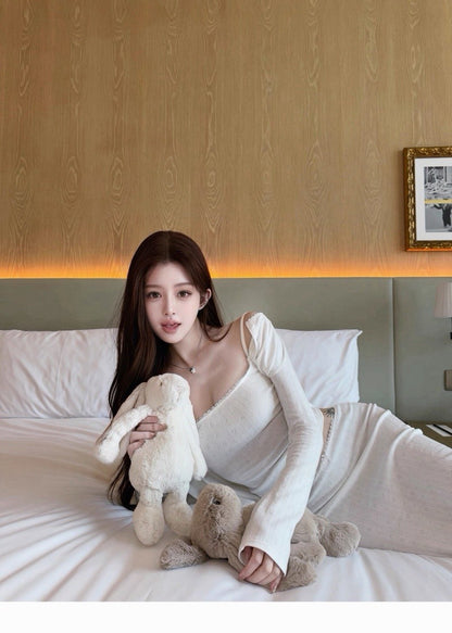 26Apr. 白女cotton系列 透氣舒適感純色三件套 白/黑