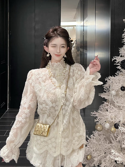 26Feb. 話梅小酌 新中式雪紡花襯衫