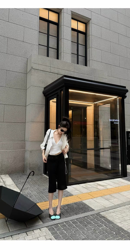 26Oct. 美式登山感 收腰繫帶抽繩短外套 白/藍