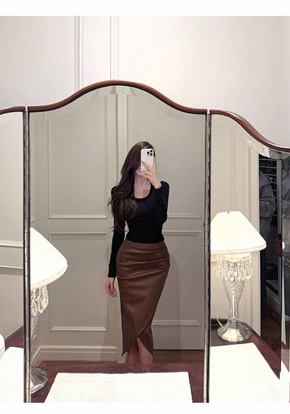 25Dec. 本期主打建模身材性感後縷空上衣/連身裙 黑