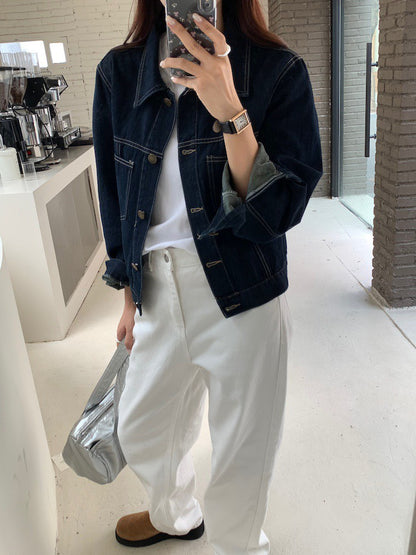 25Dec. 休閒韓chic原色牛仔丹寧外套