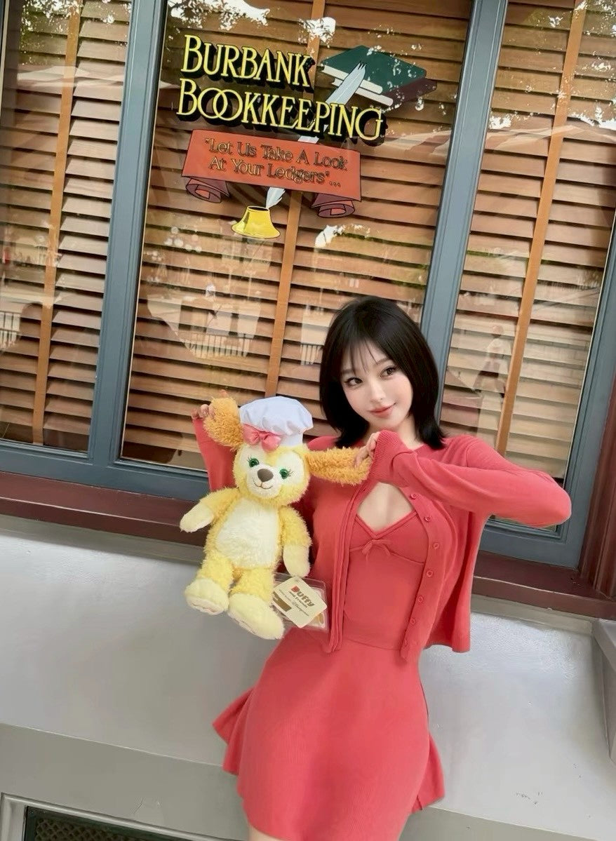 26Jun. 元氣少女樂園出片舒適感半身裙三件套 桃粉/藍