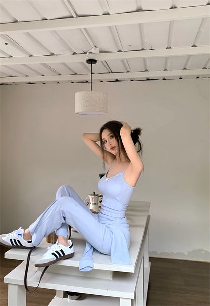 25Jul. 懶人不用想舒適4版設計款休閒服 淺藍