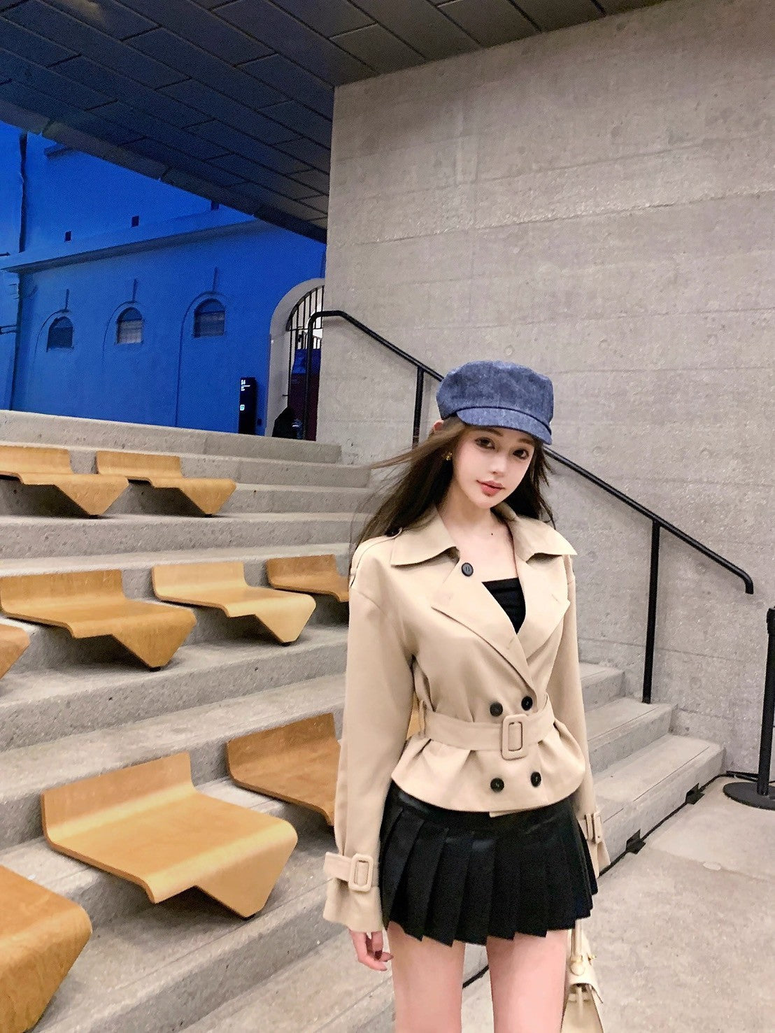 25Sep. 高訂顏值大翻駁腰帶卡其風衣