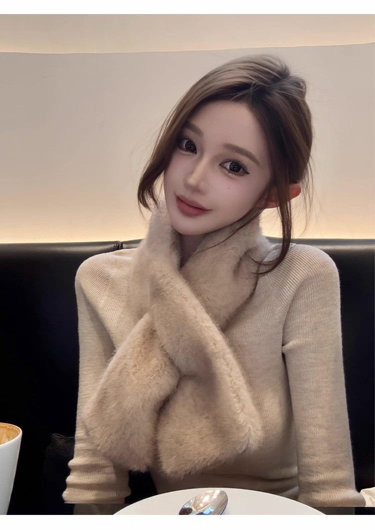 25Dec. 燕麥奶圓領修身好版型針織上衣