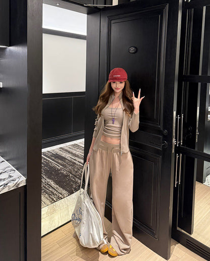 25Dec. 「空氣層」好版型立領外套 高腰休閒褲 石灰