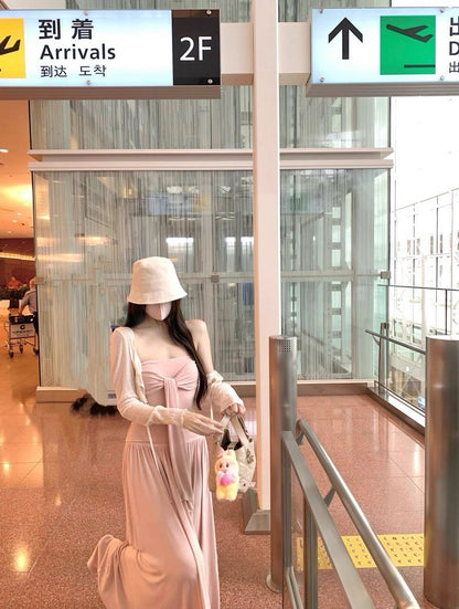 25Aug. 獨樹一格奶呼呼多穿式套裝 新色粉