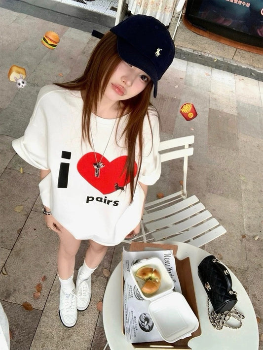 25Oct. “Paris心動”休閒愛心蕾絲上衣