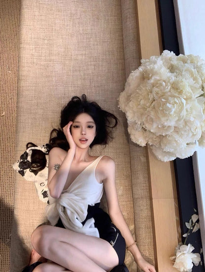 25Aug. 黑標系Ralphlaure*拉芙撞色針織背心