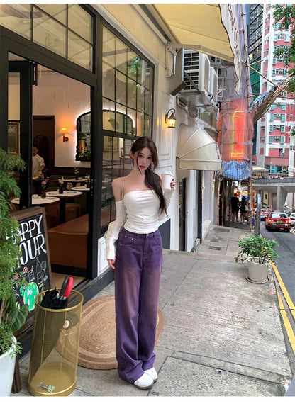 25Oct. 純慾入侵 顯瘦一字肩短款上衣 白