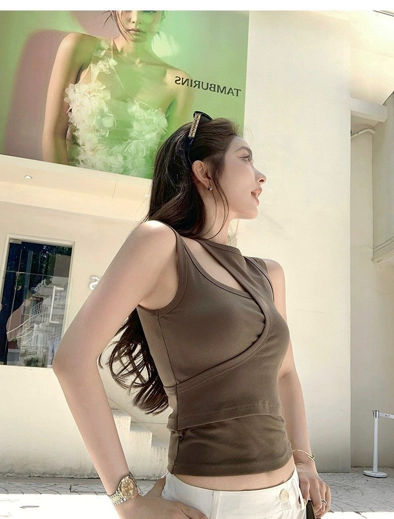 25Aug. Coachella辣妹背心 為音樂節而生！不規則設計感背心 綠