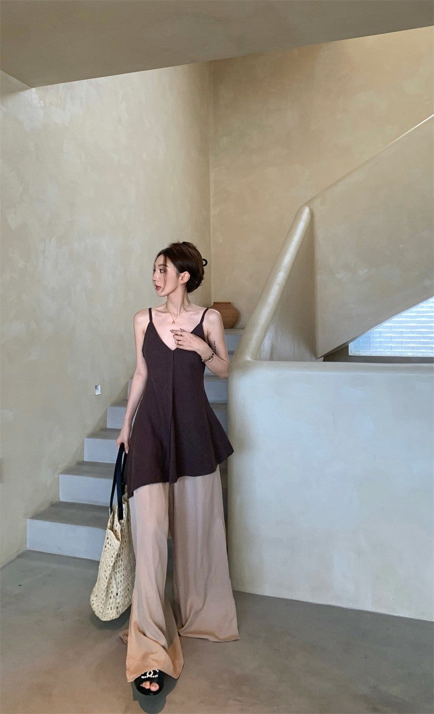 25Jul. 幽靜下午簡約中長款背心