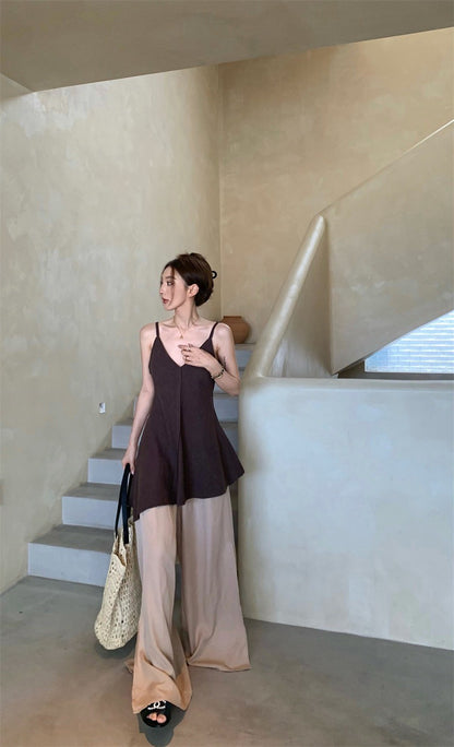 25Jul. 幽靜下午簡約中長款背心