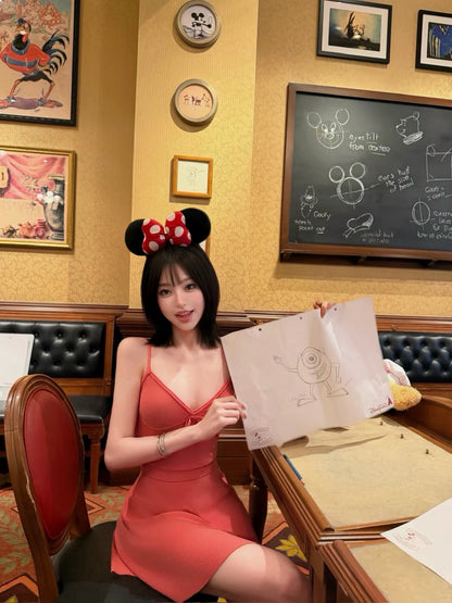 26Jun. 元氣少女樂園出片舒適感半身裙三件套 桃粉/藍