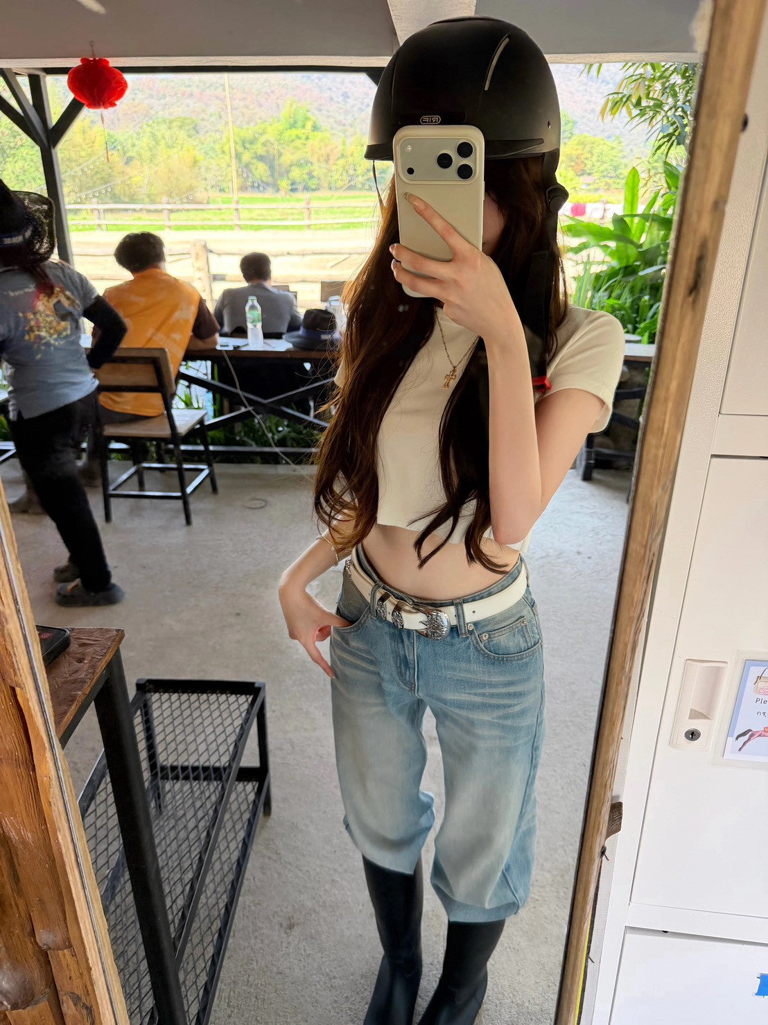 26Apr. 流浪地球🌍Ys1淺藍刷色做舊牛仔褲