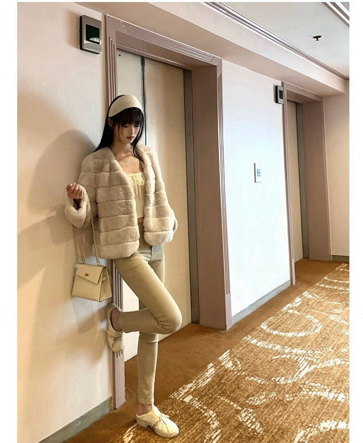 26Apr. 萬能奶茶色 百搭通勤修身小腳褲