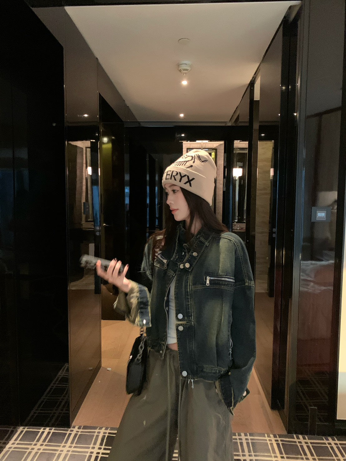 25Dec. 美式特調復古立領刷色牛仔外套