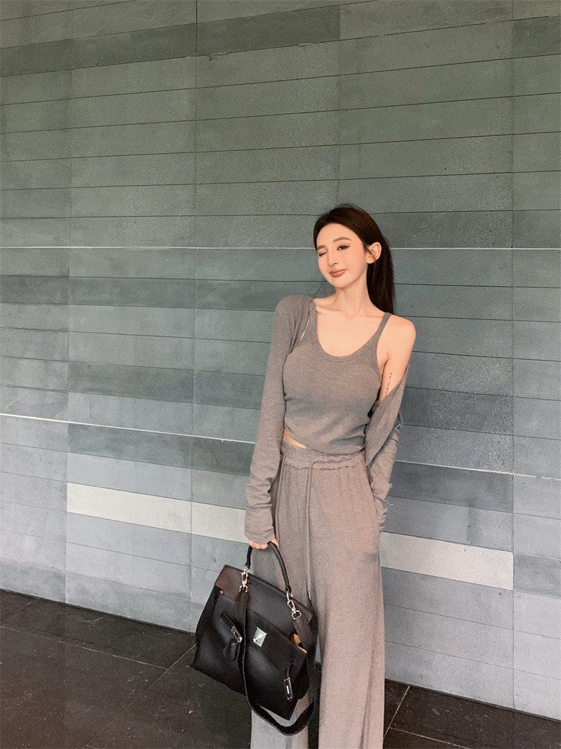 May. Cleanfit 機場休閒溜彎3件套 灰