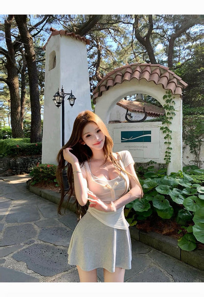26Jul. 素顏美chic純慾芭蕾裙兩件套 基礎色