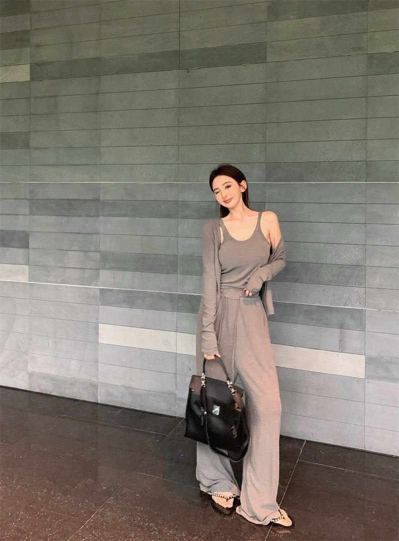 May. Cleanfit 機場休閒溜彎3件套 灰