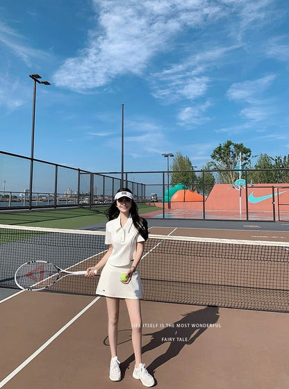 25Aug. Sportchic運動少女 高爾夫老錢空氣棉半身裙套裝