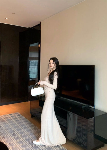 25Nov. 溫柔許妍氛圍休閒半身長裙套裝