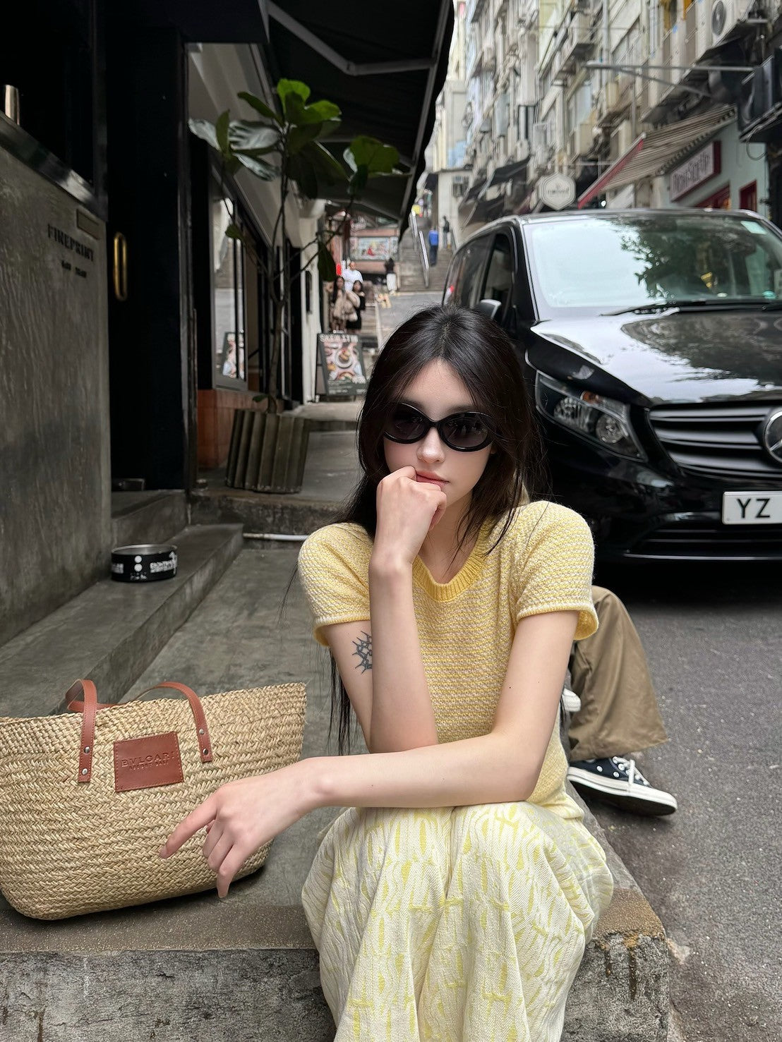 Apr. 起司夾心 時髦D1or印花直筒休閒褲