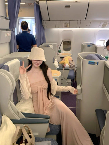 25Aug. 獨樹一格奶呼呼多穿式套裝 新色粉