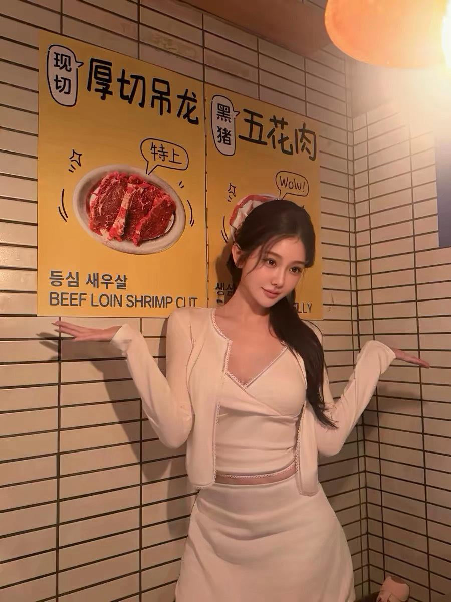 26Jul. 韓女休閒運動帶胸墊背心三件套 白