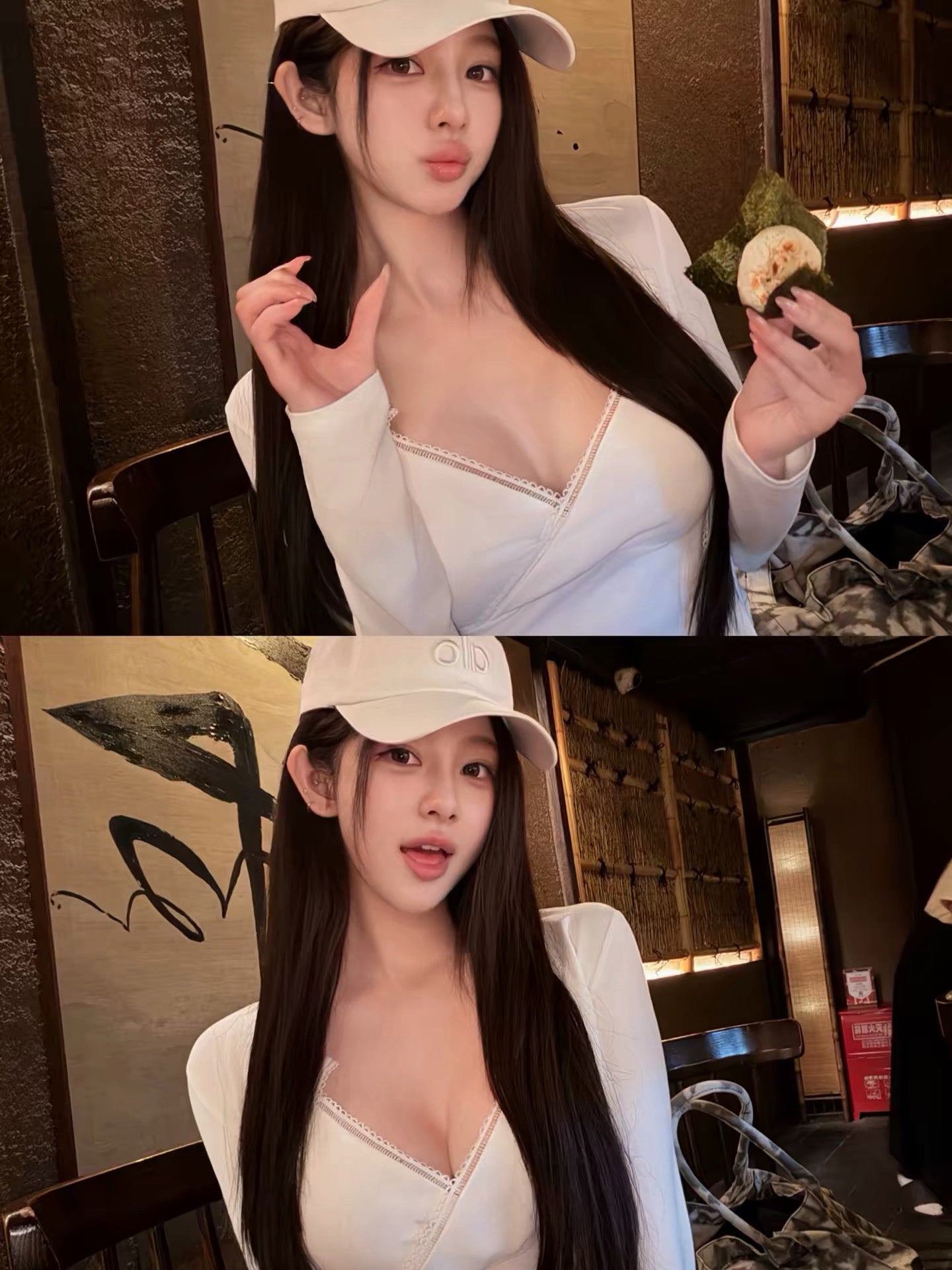 26Jul. 韓女休閒運動帶胸墊背心三件套 白