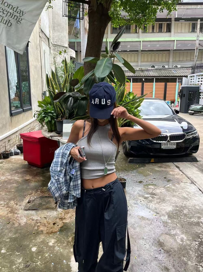 25Oct. 寬鬆休閒通勤格紋襯衫 藍/黑灰