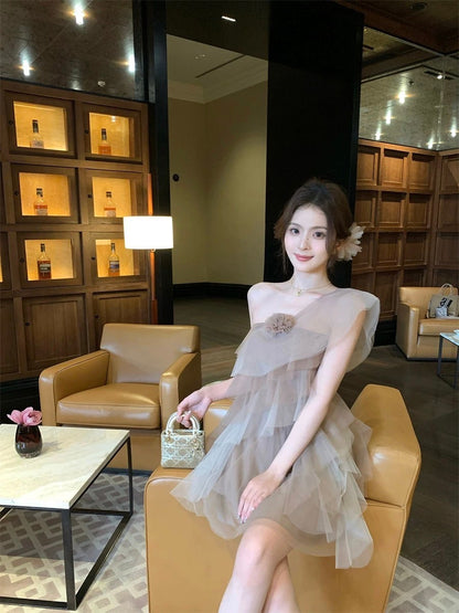 25Oct. 心動muse 滿分氛圍漸變花紗生日裙
