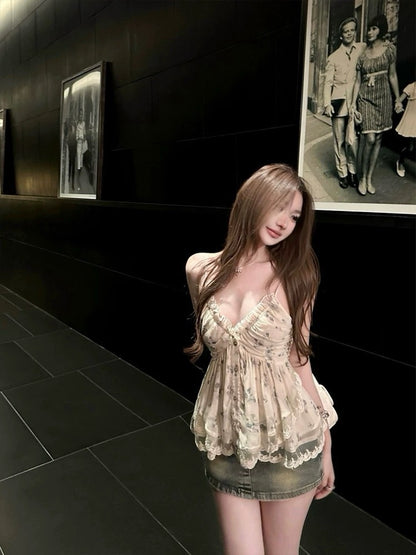 25Oct. 野生model腿復古藍做舊雙褲頭半身裙