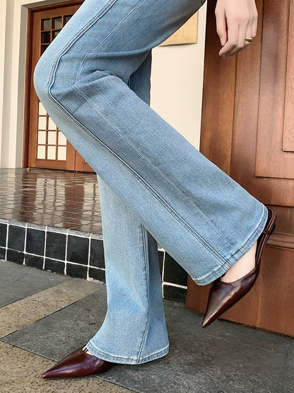 25Oct. 「夢中情褲」琉璃氧氣彈力50p微喇叭褲