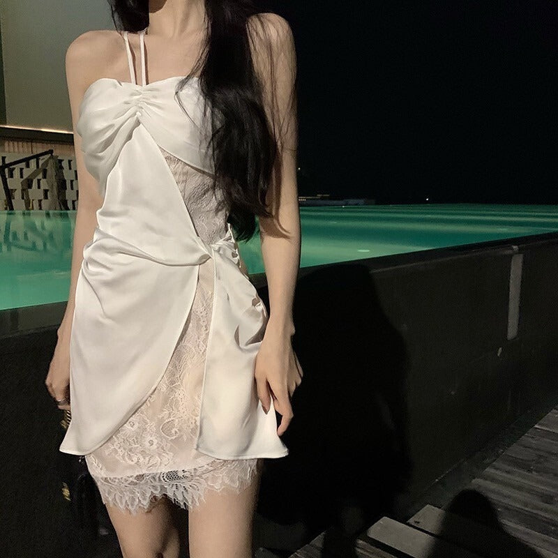 25Oct. 小個子辣妹裙 性感純慾蕾絲小禮服