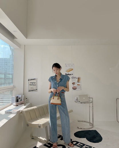 25Sep. 美式復古緹花坎肩收腰馬甲