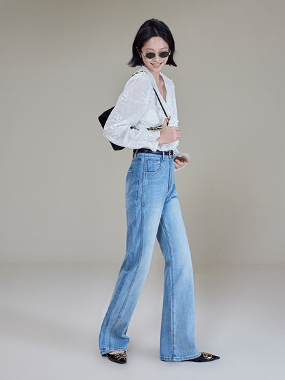 25Oct. 「夢中情褲」琉璃氧氣彈力50p微喇叭褲