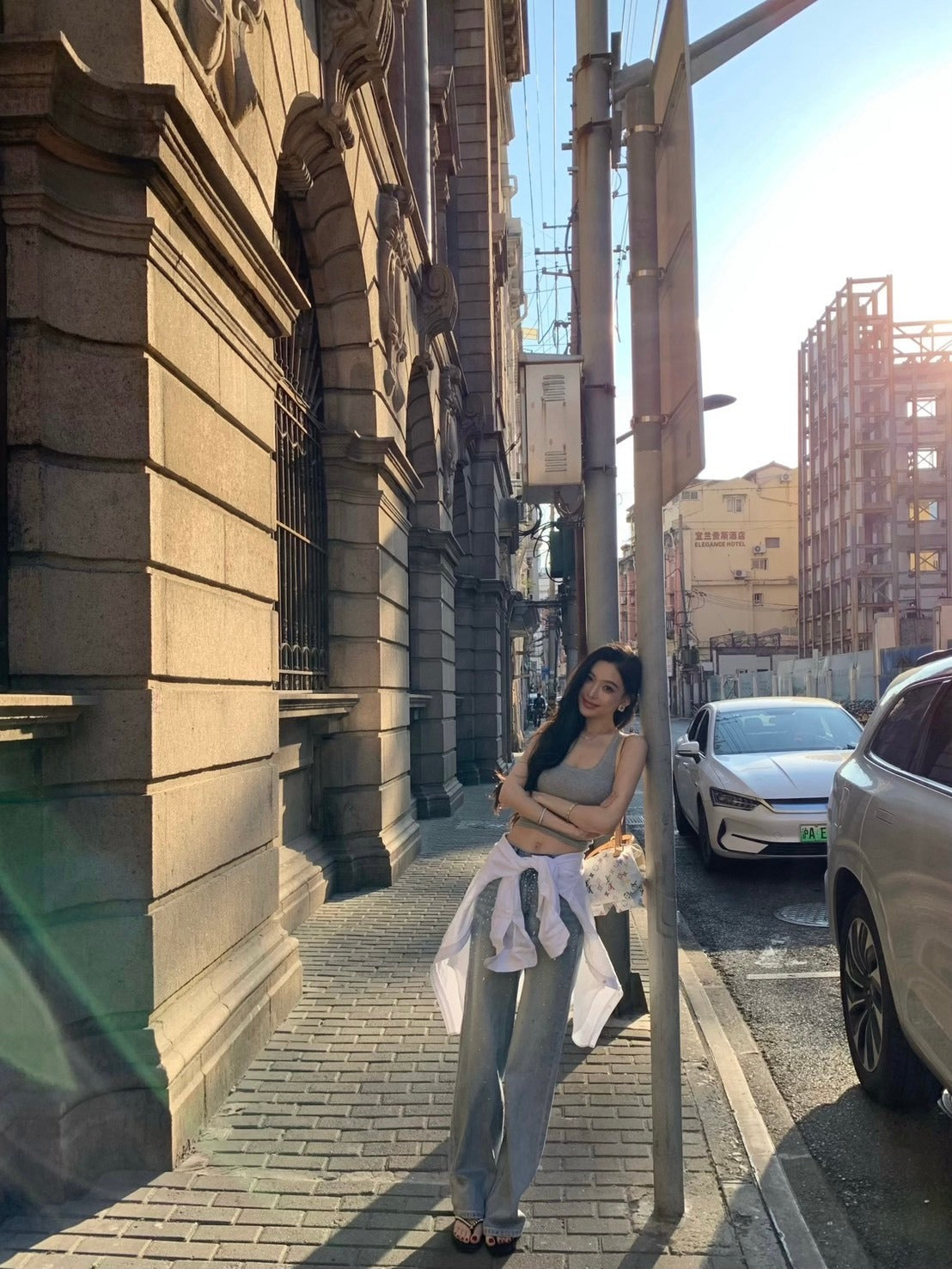 25Oct. 3D列印工藝高溫燙鑽牛仔直筒褲