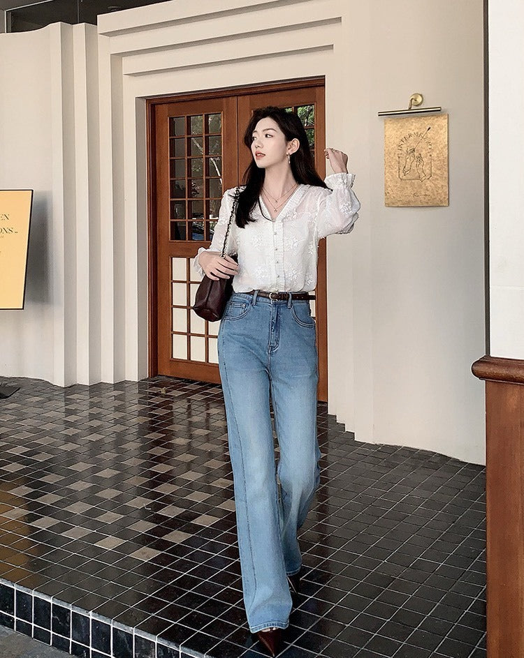 25Oct. 「夢中情褲」琉璃氧氣彈力50p微喇叭褲