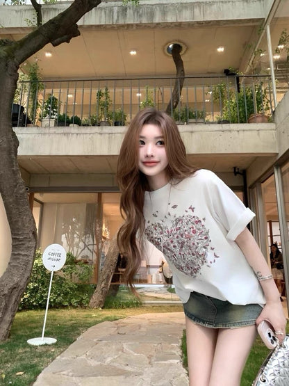 25Oct. 野生model腿復古藍做舊雙褲頭半身裙